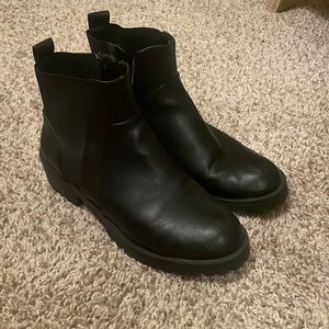 Black boots